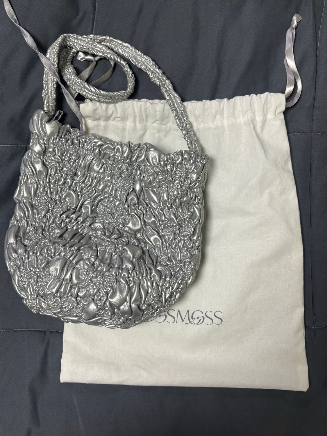 코스모스 링클 펌킨 레더 숄더백 상품이미지2