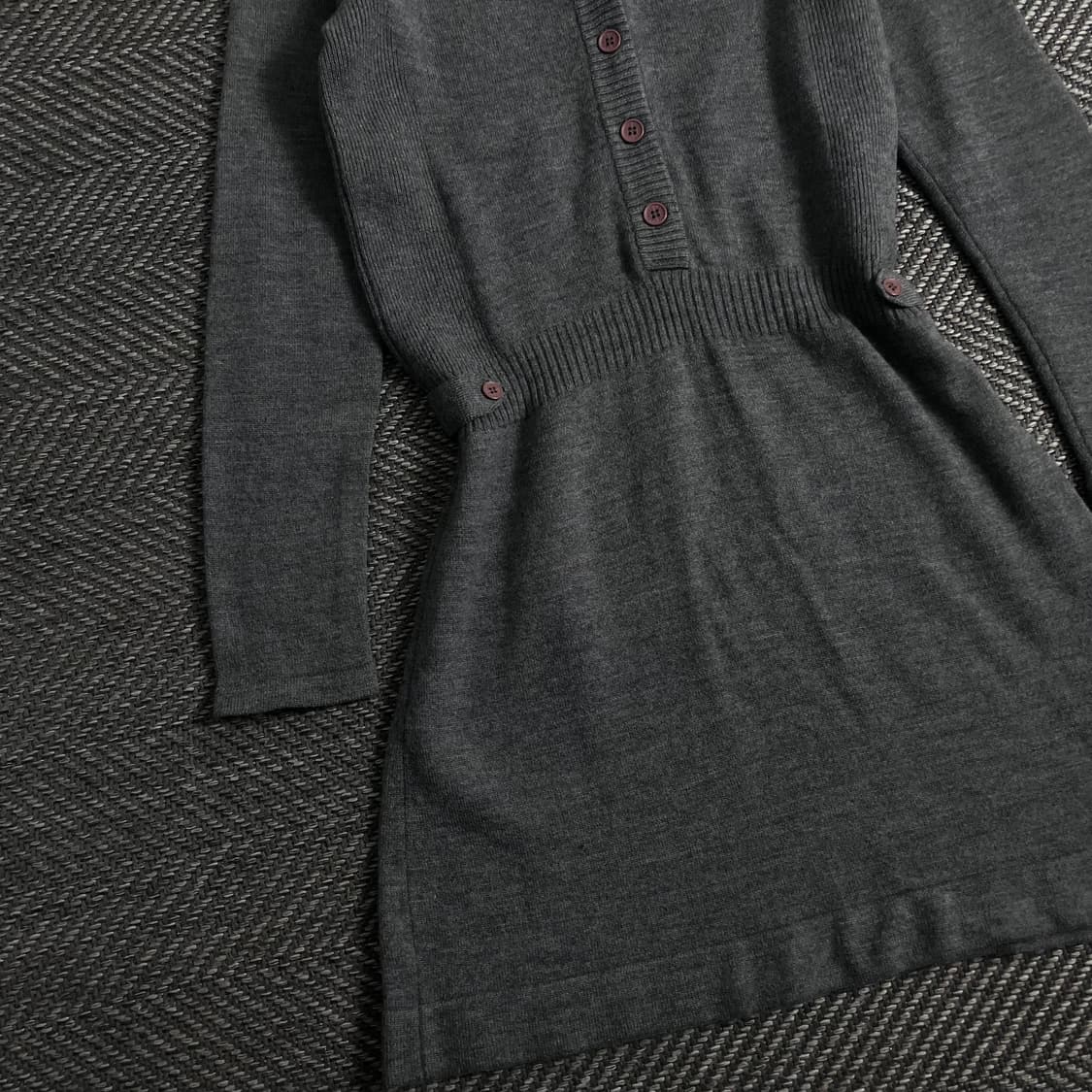 라코스테 우먼스 자수로고 그레이 미니멀 원피스y 3919 상품이미지3