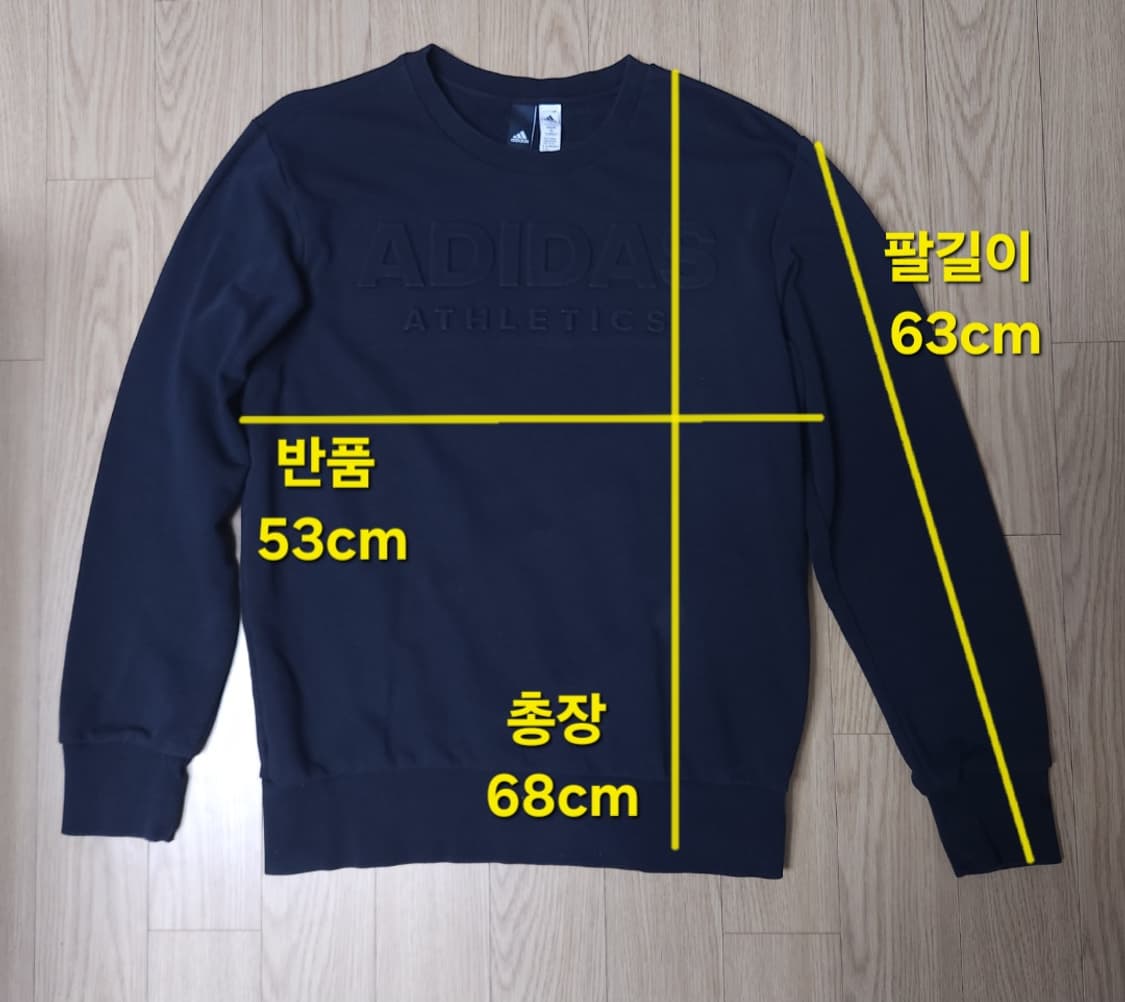 adidas 아디다스 애슬레틱스 리니지 로고 맨투맨, 스웨트 셔츠 L 상품이미지9