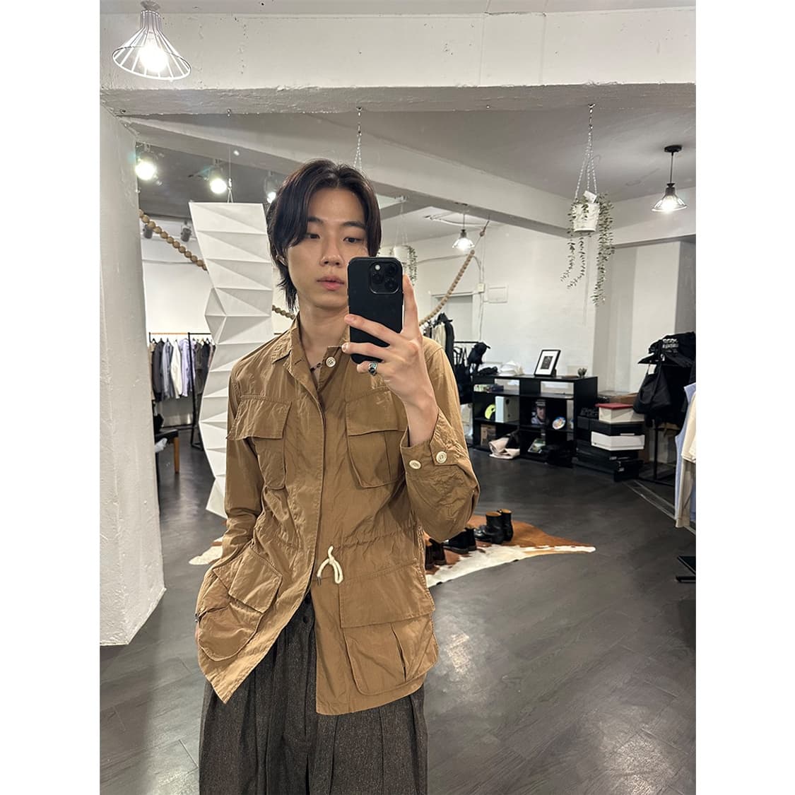 오라리 17ss 사파리 자켓 상품이미지4