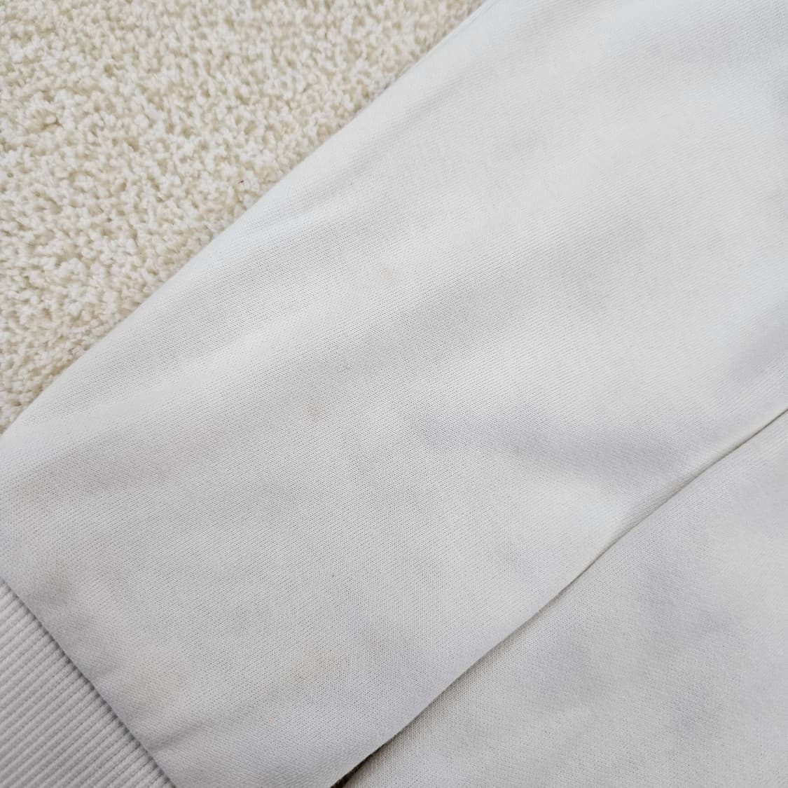 [95] 디스커버리 화이트 빅로고 맨투맨 티셔츠 1027JM1 상품이미지5