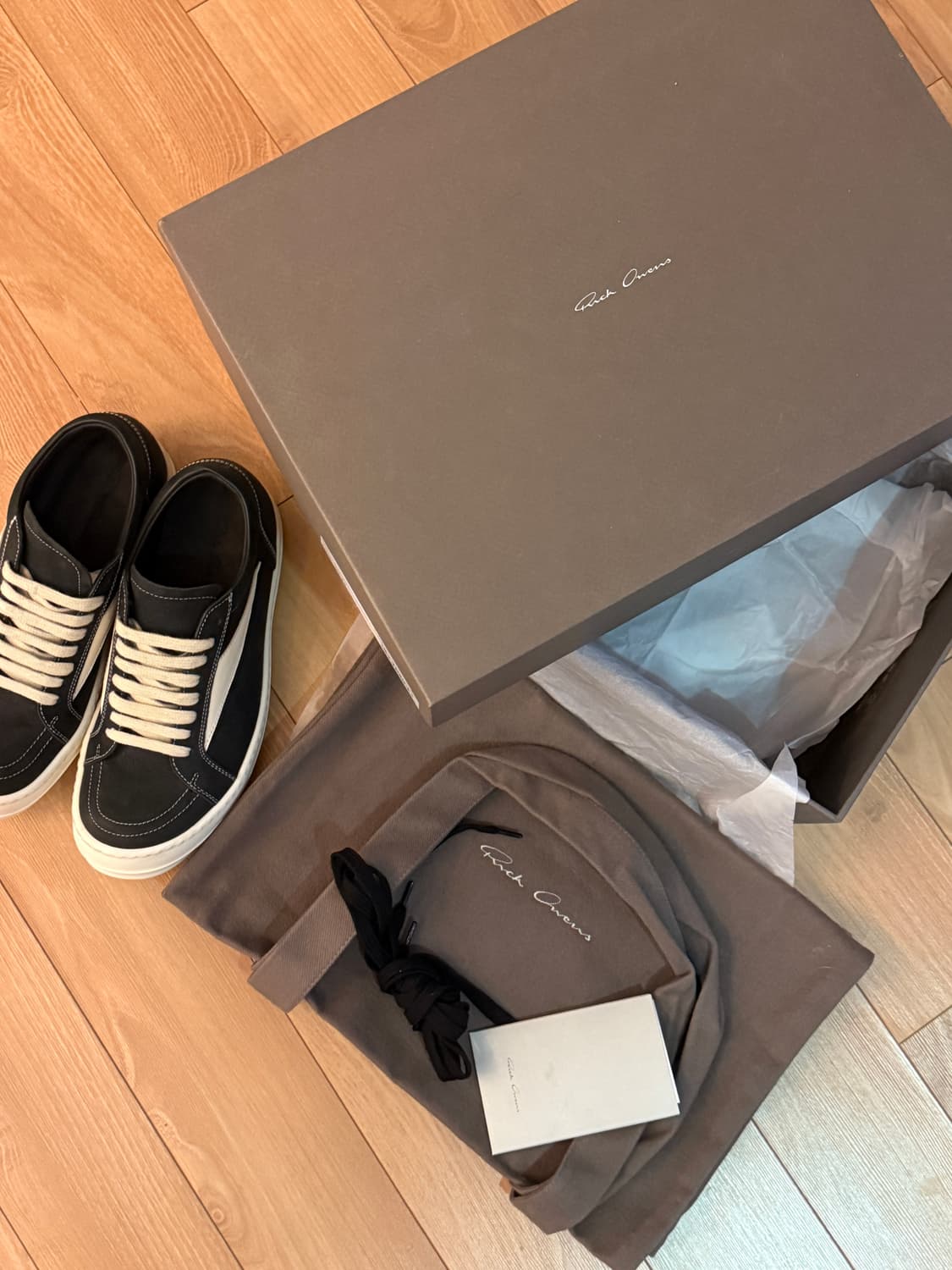 릭오웬스  Drkshdw 반스 여성용 (송아지가죽) 상품이미지10