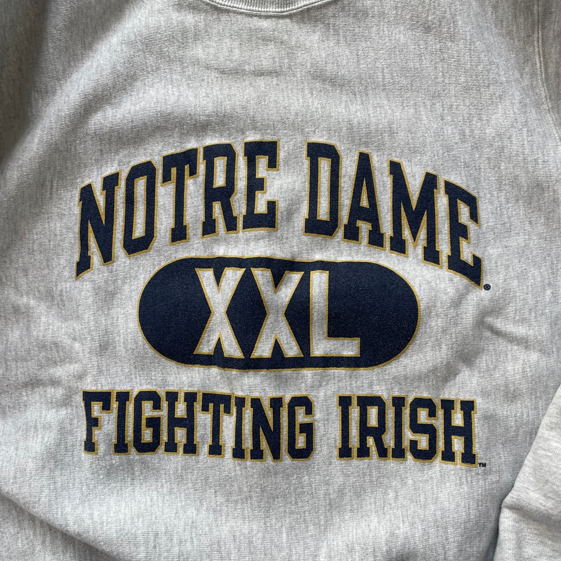 빈티지 챔피온 리버스위브 그레이(네이비/옐로) 상품이미지2