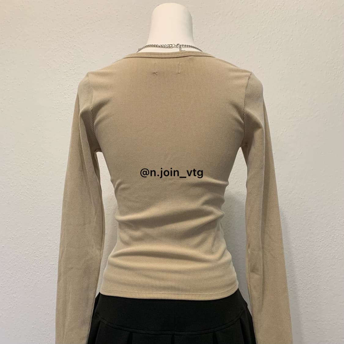 홀리스터 헨리넥 연브라운 롱슬리브 아베크롬비 상품이미지3