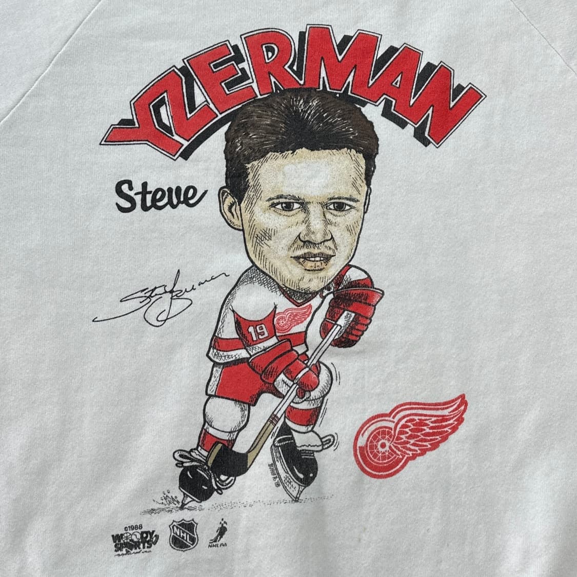 80s USA Yzerman 빈티지 스웻셔츠 M 상품이미지3