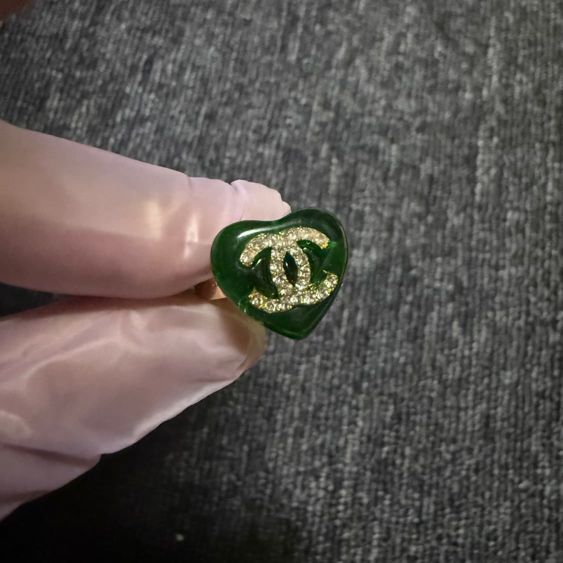 업사이클링반지 초록 (약 11-12호) 상품이미지1