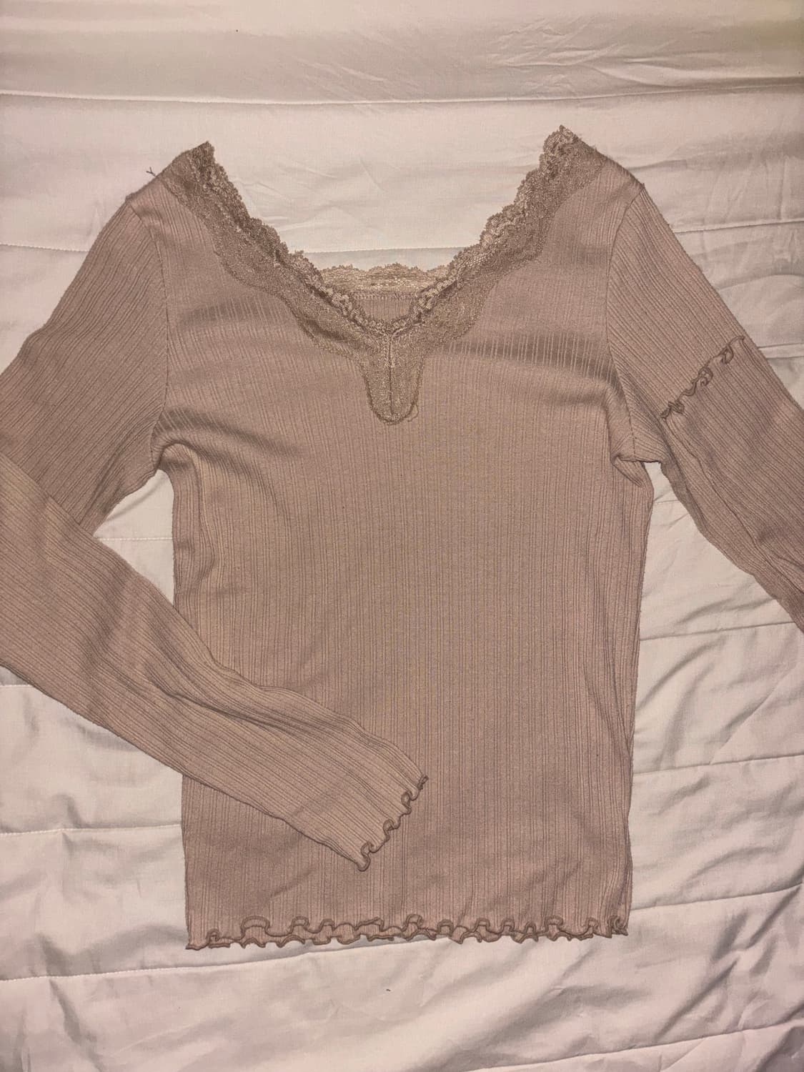 갸루 와투케 빈티지 레이스 상의 상품이미지1