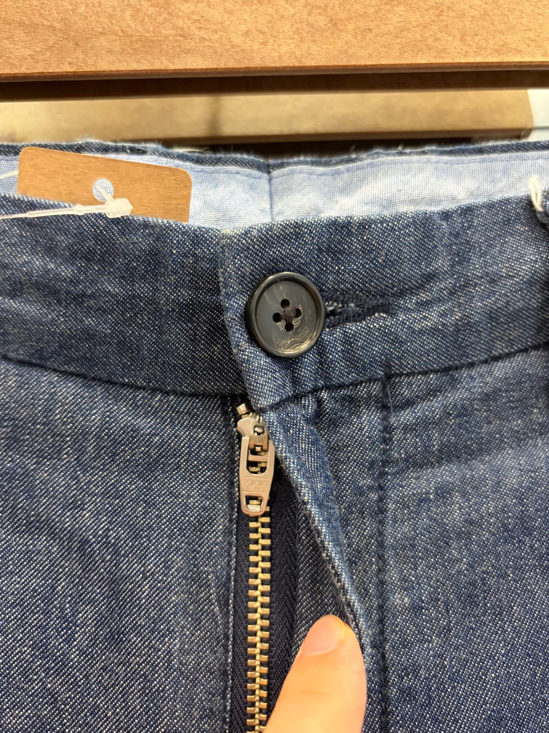 United Arrows 그린 라벨 릴렉싱 인디고 트라우저 (31) 상품이미지3