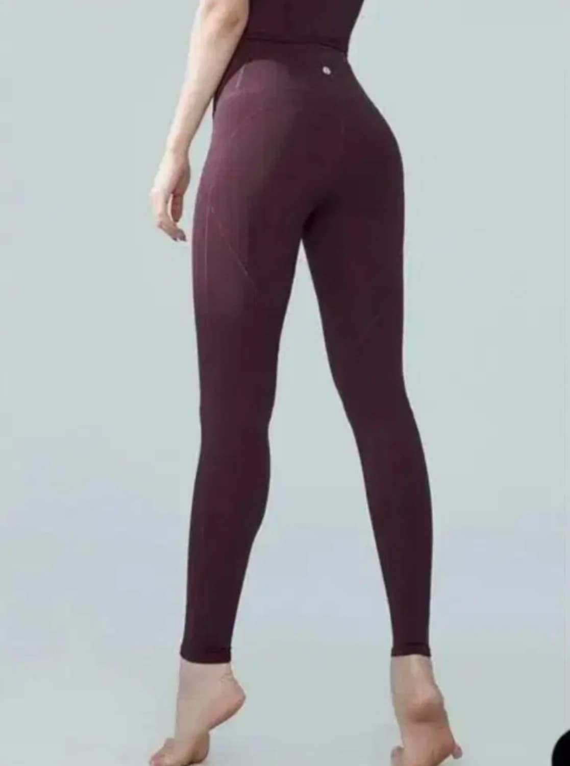 젝시믹스 블랙라벨 시그니처 380N 레깅스 S(트루와인 ) 상품이미지2