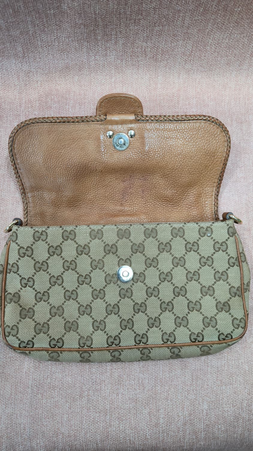[정품] 구찌 GG 캔버스 태슬 클러치 숄더 (시리얼보유) 상품이미지8