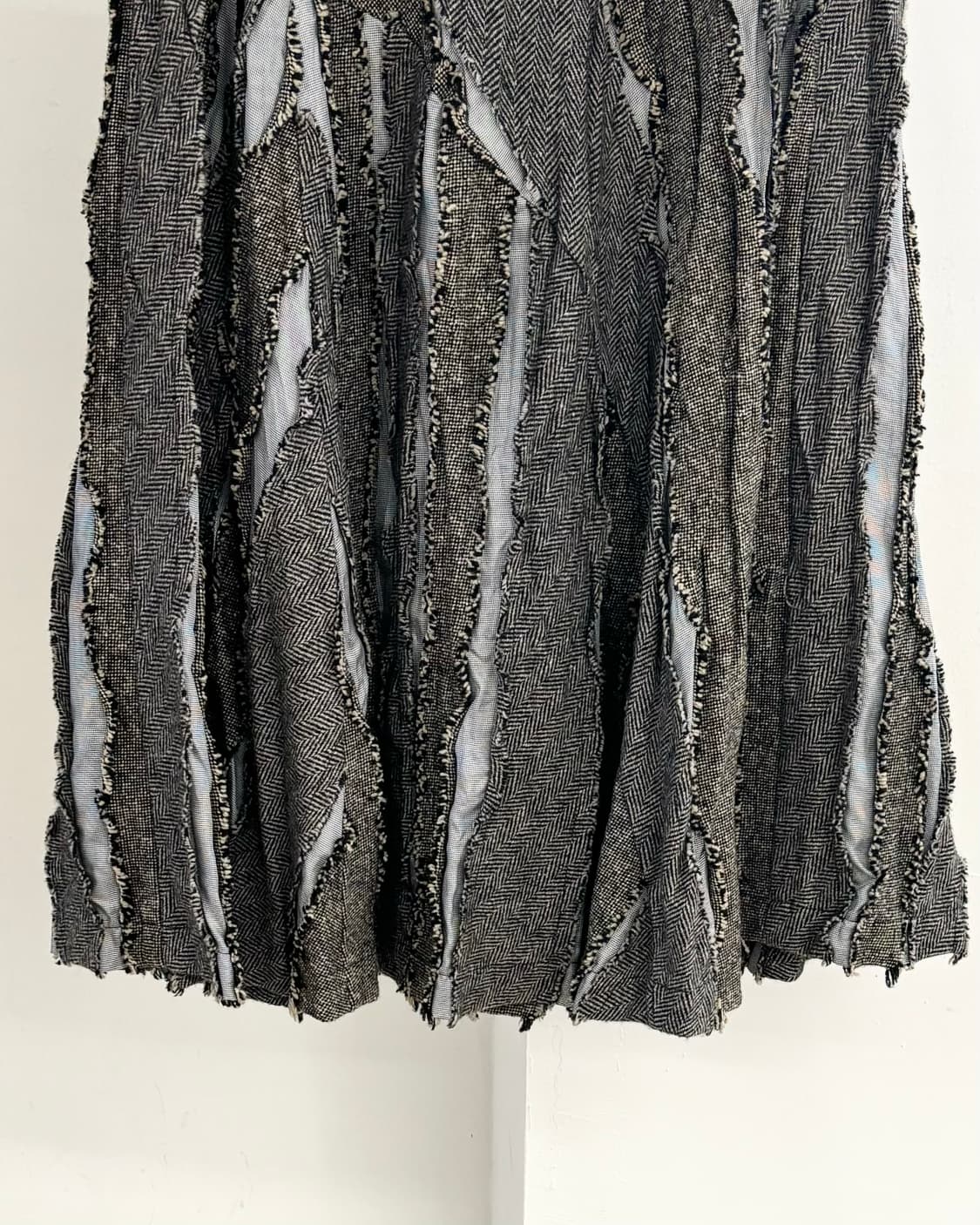 플라스 몽테피 프릴 빈티지 울 스커트 상품이미지3