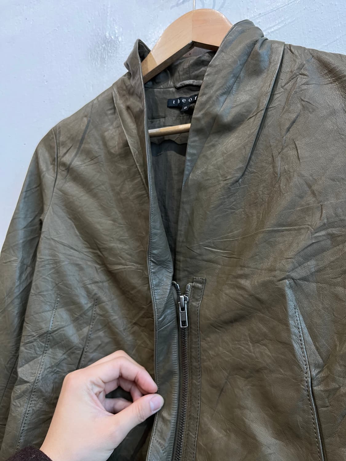 THEORY 띠어리 재팬 양가죽 자켓 우먼즈  상품이미지4