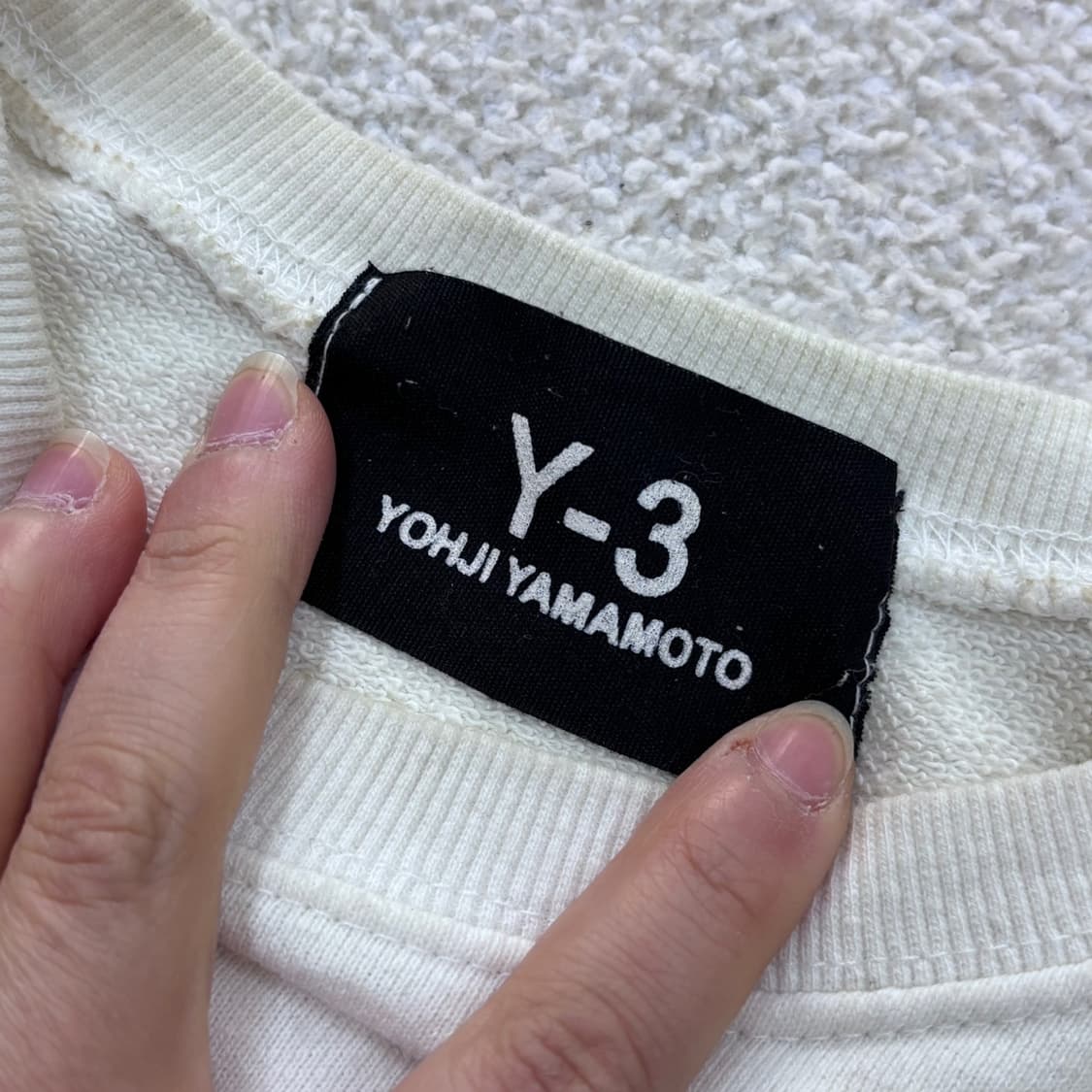 실측확인 요지야마모토 맨투맨 티셔츠 0319E 상품이미지3