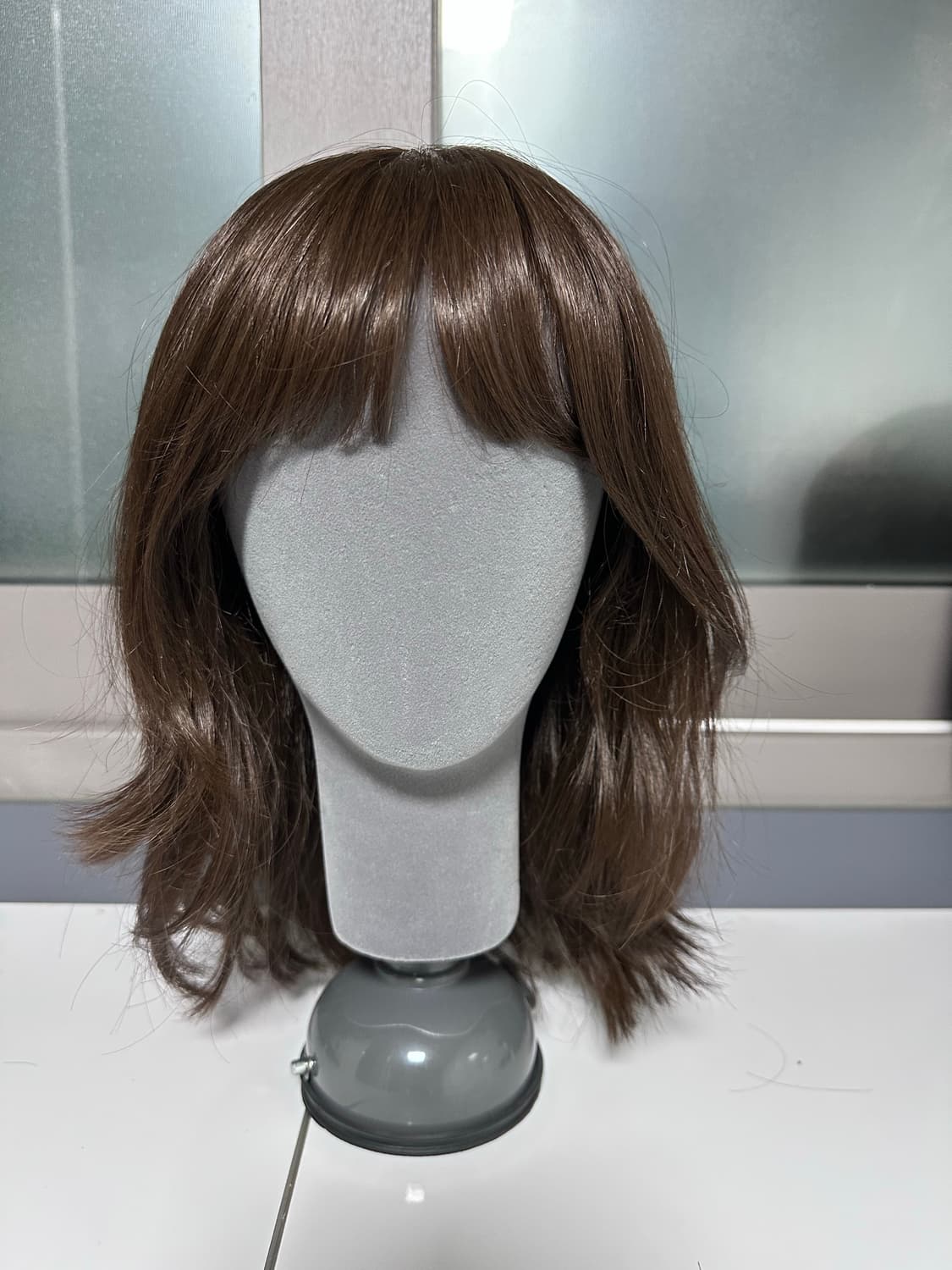 중단발 레이어드컷 인모 가발(박승철 스튜디오) 상품이미지4