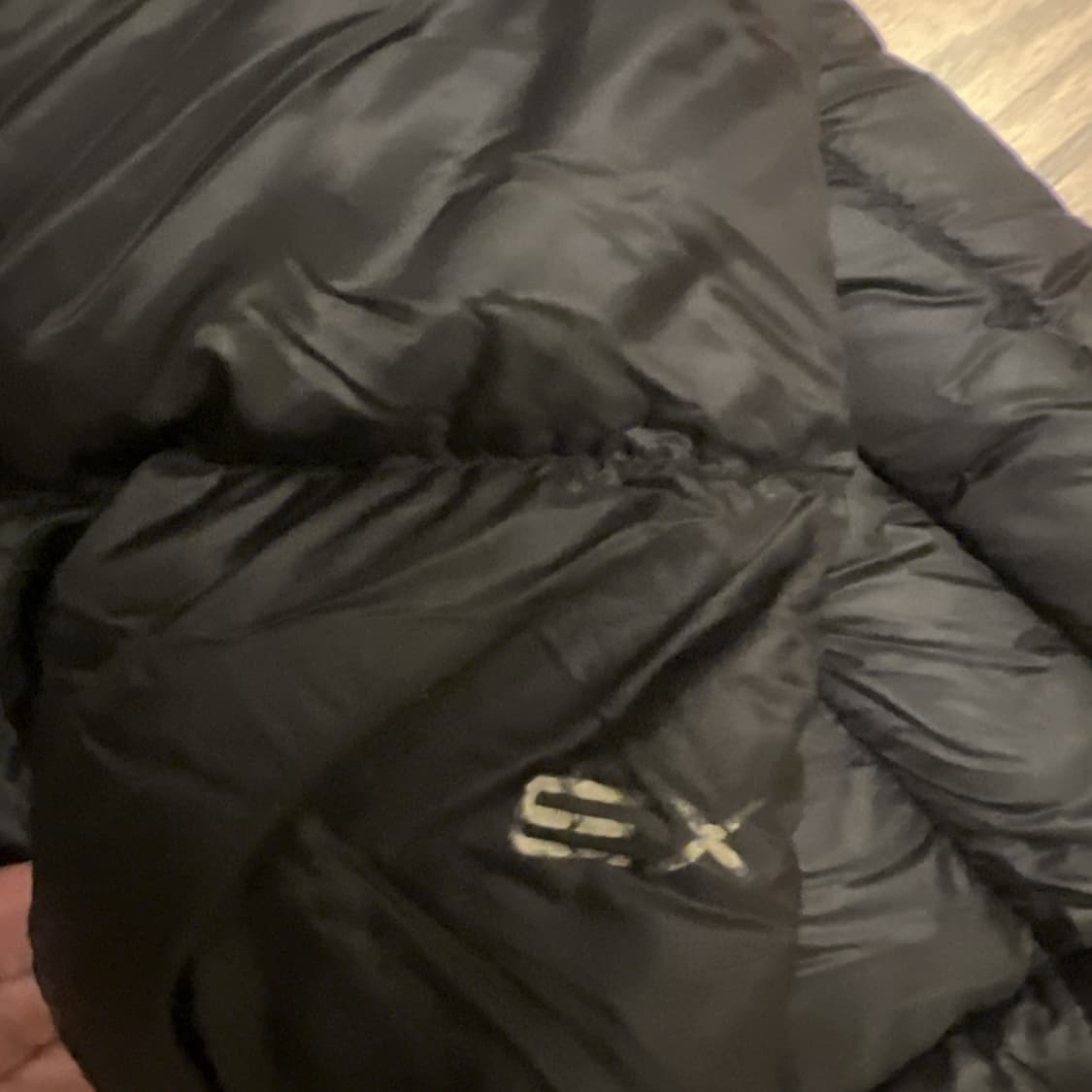 10s 몽벨 EX 라이트 다운 파카 블랙/퍼플 상품이미지8