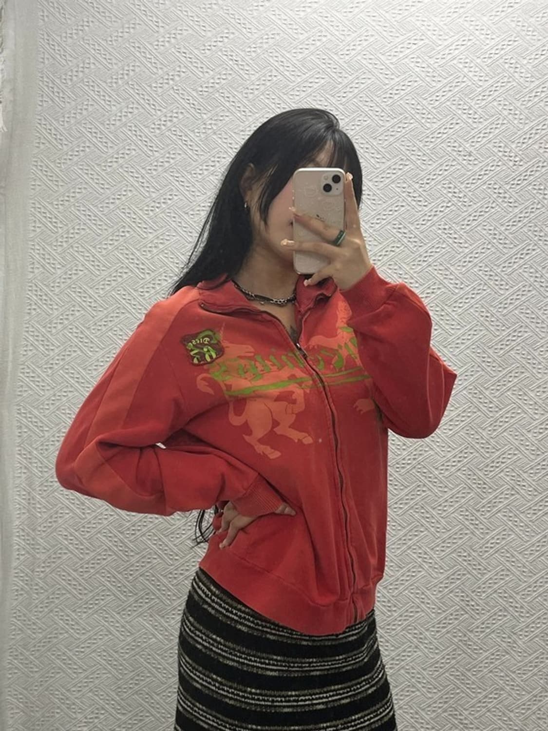 디젤 올드스쿨 빈티지 트레이닝 집업 자켓 L C06436 상품이미지2