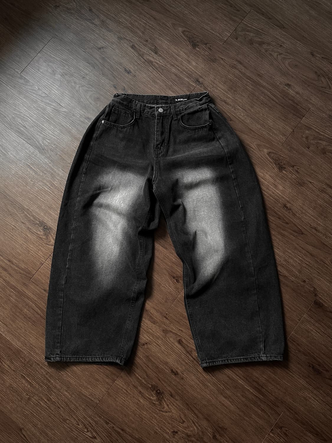 S - Bin 배기 와이드 워시드 진 상품이미지7