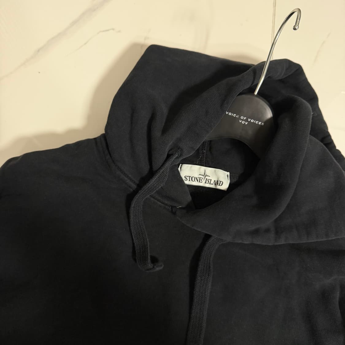 스톤아일랜드 블랙 후드티 L 상품이미지4