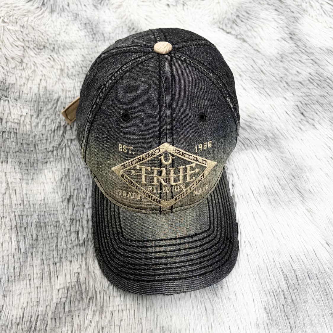 트루릴리전 자수 데님 볼캡 상품이미지4