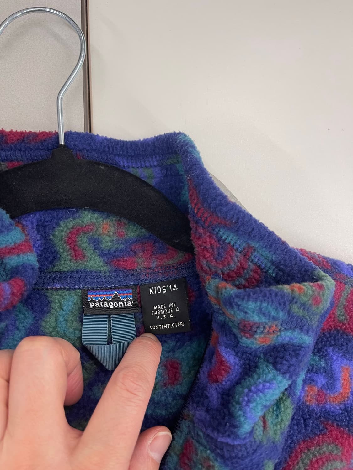 파타고니아 90‘s 플리스 S (kids 14) 상품이미지5