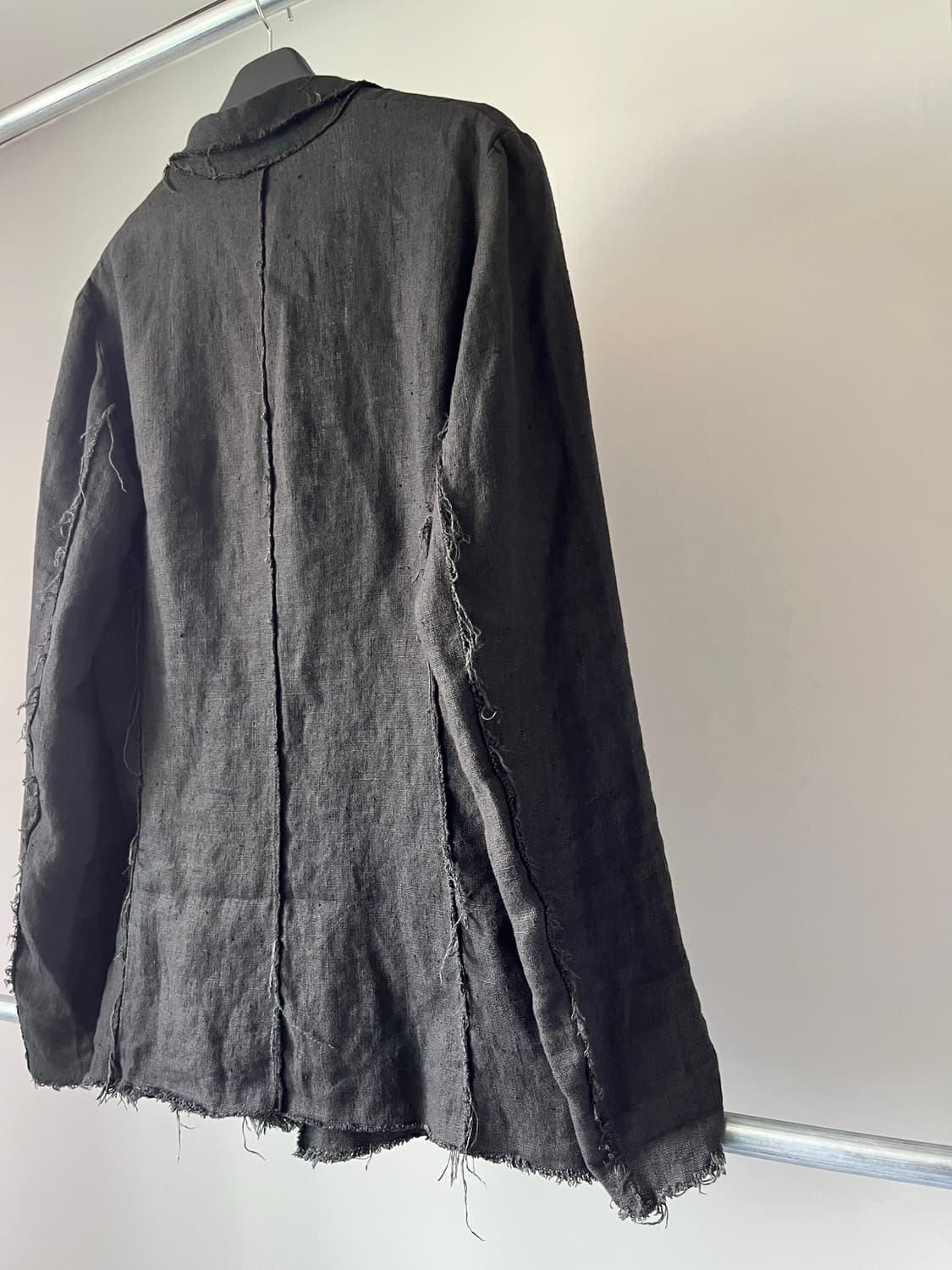 Poeme Bohemien Cut Off Linen Jacket 상품이미지5
