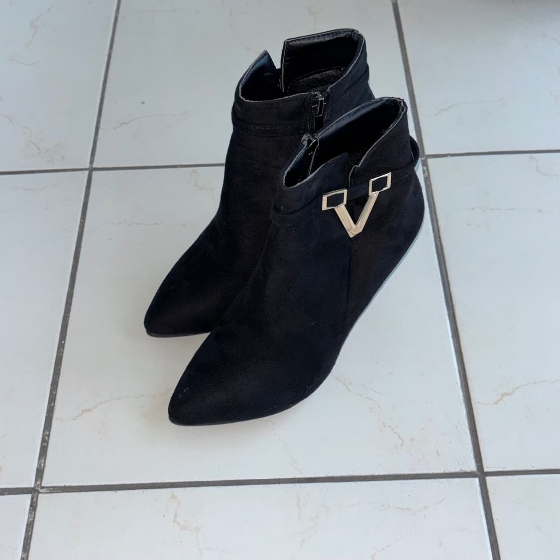 (225) Classic Black pumps ankle heels 상품이미지2