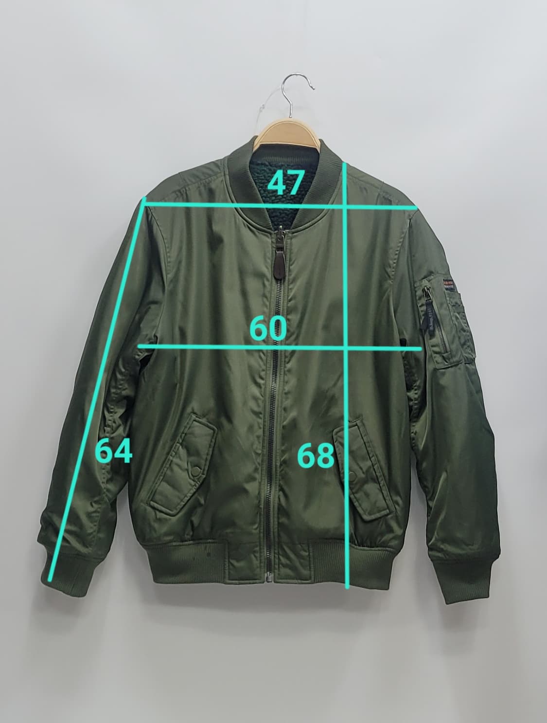 JEEP 지프 양면 MA-1 항공점퍼 / 남 L
 상품이미지10