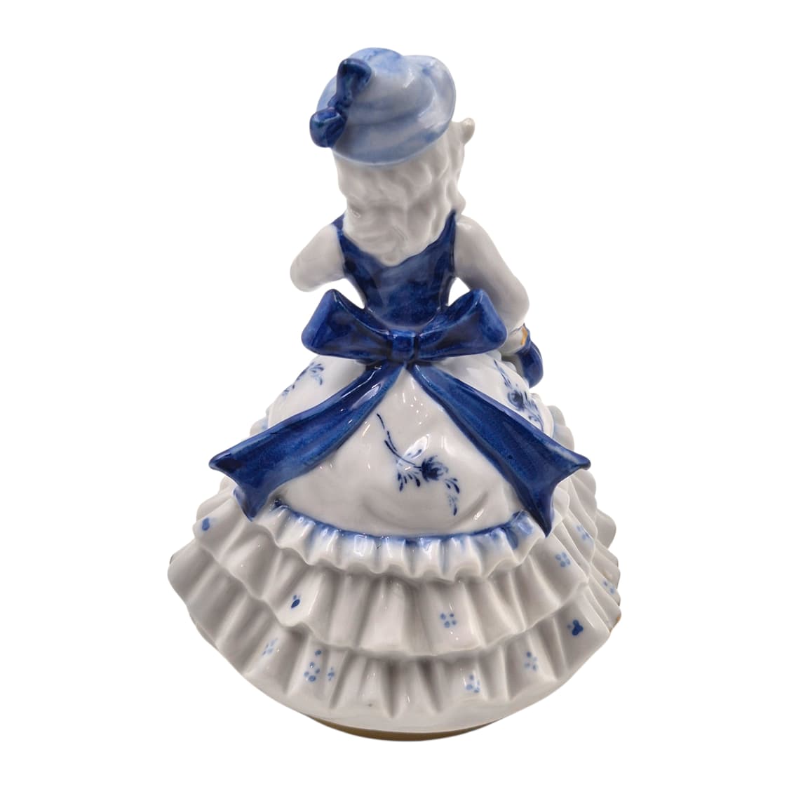 80s 가토 공예 엔틱 소녀 피겨린 오르골 상품이미지5