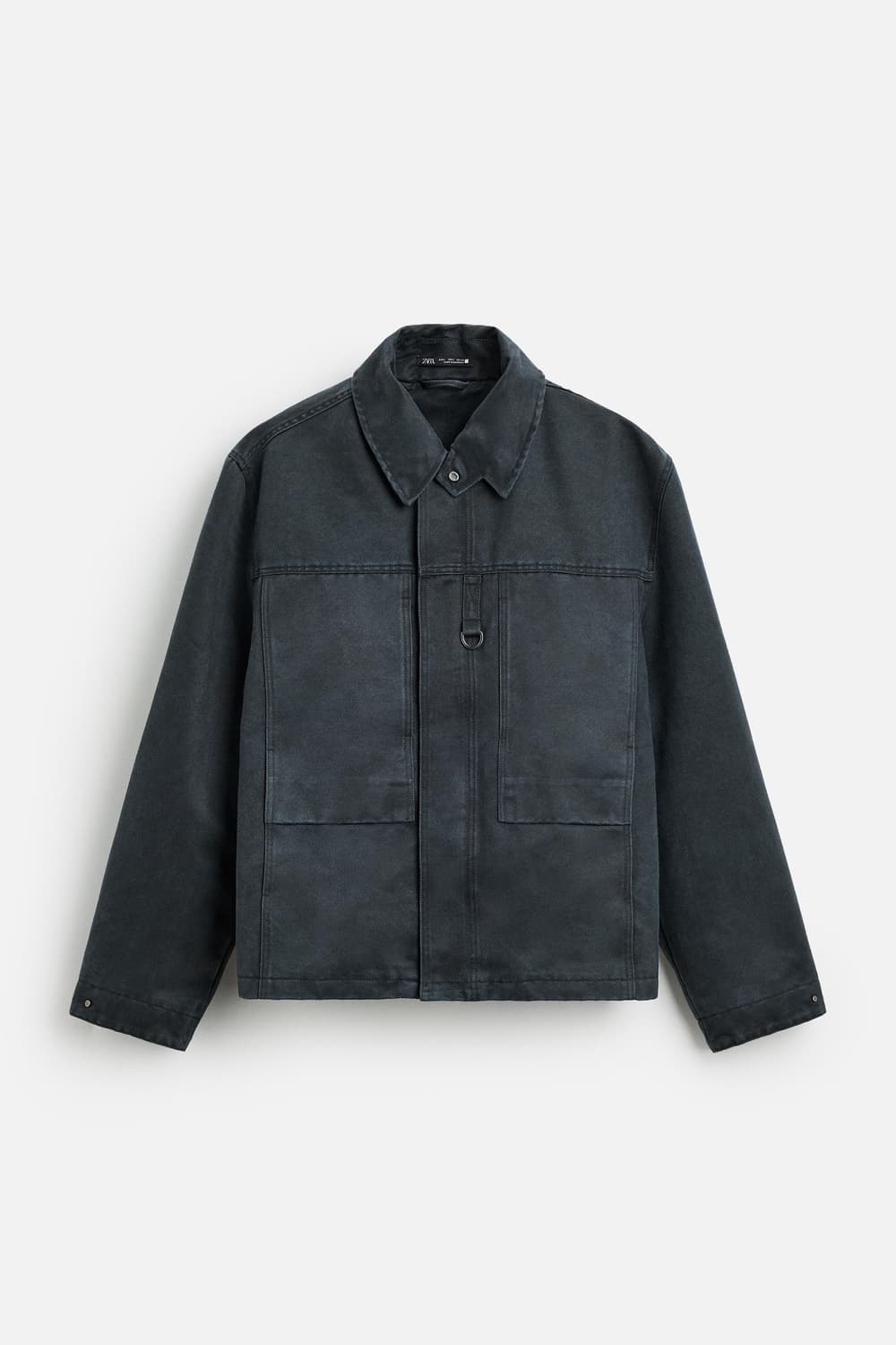 새제품/ ZARA / 왁스 자켓 네이비 상품이미지2