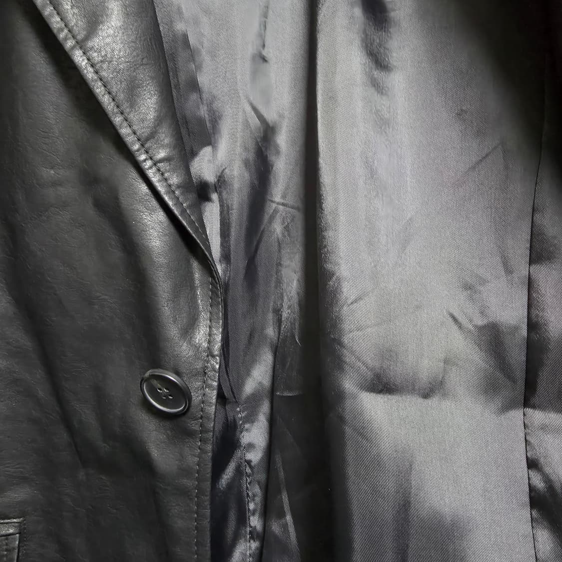 SPERONE 브랜드의 블랙 레더 자켓 M 상품이미지6