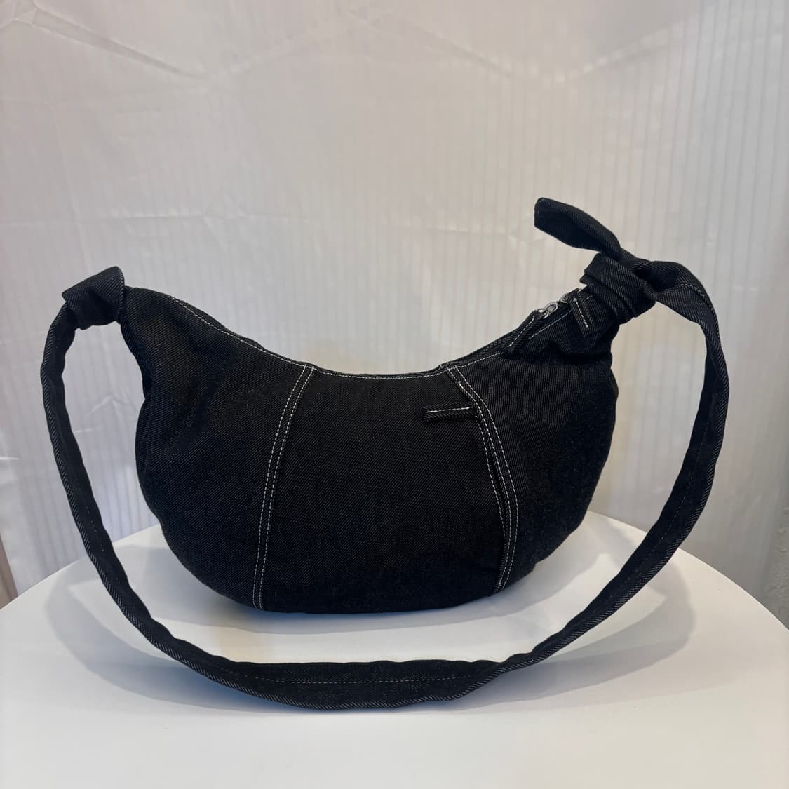 정품 질스튜어트 데님 호보 크로스백     상품이미지5