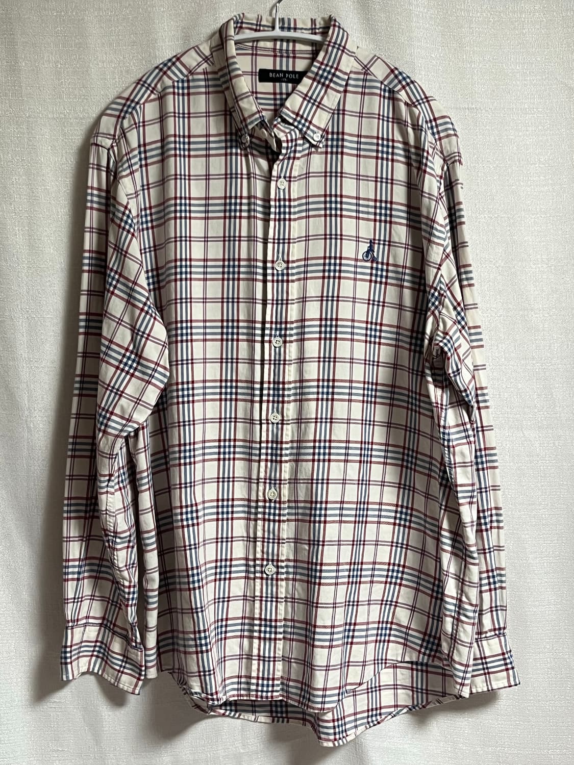 공용 빈폴 체크 셔츠 남방 105 상품이미지1