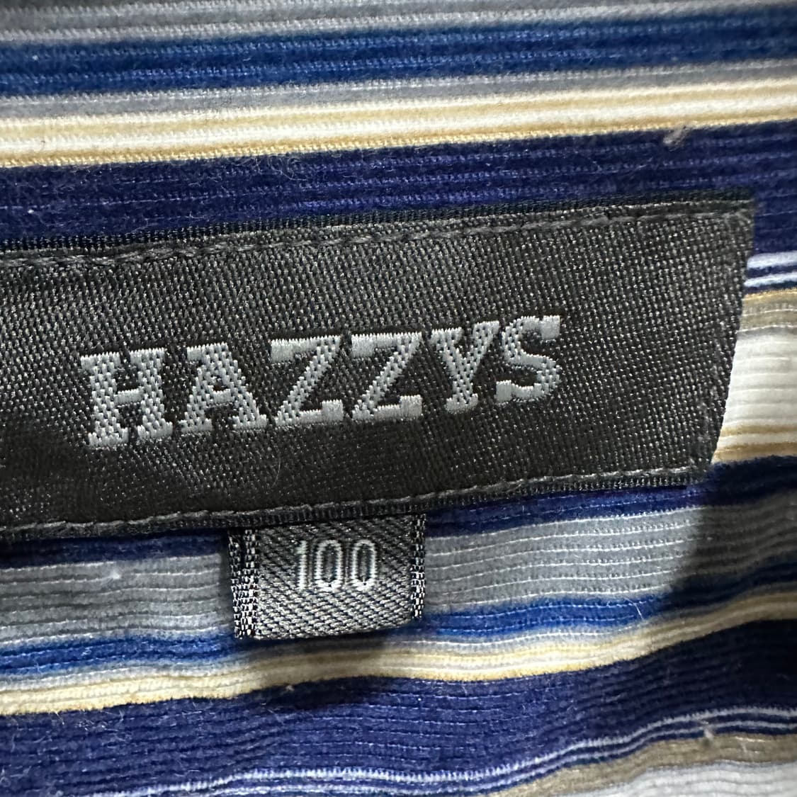 100 헤지스 남자 골덴 코듀로이 스트라이프 셔츠 상품이미지3