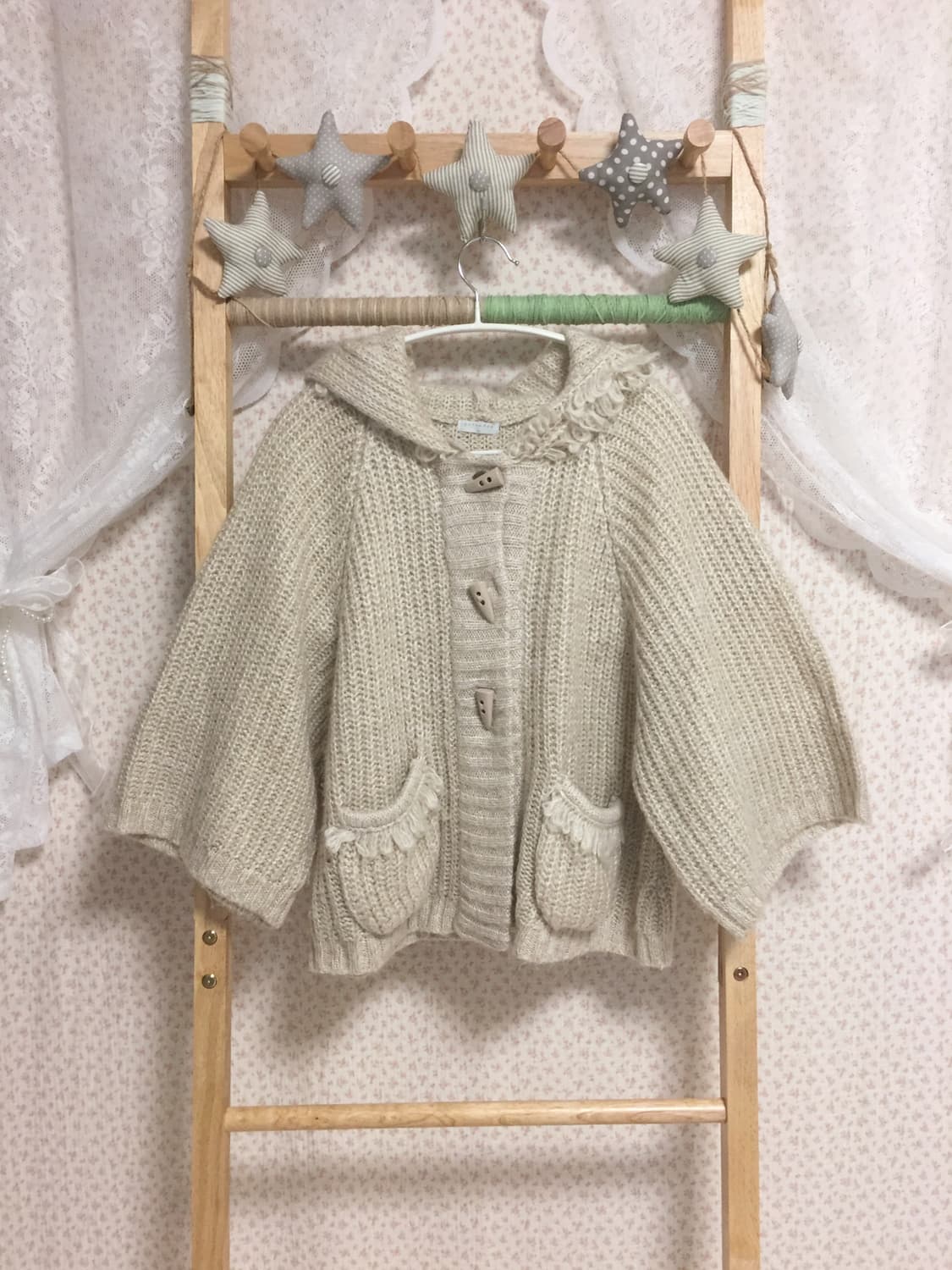 빈티지 모리걸 떡볶이 후드 가디건 상품이미지2