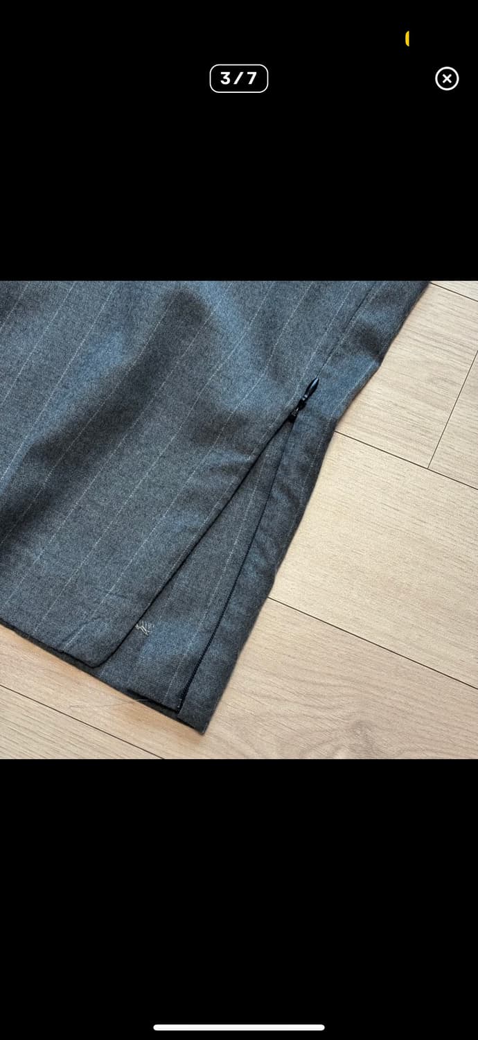 L) 424 on fairfax 424 스트라이프 울 트라우저 상품이미지3