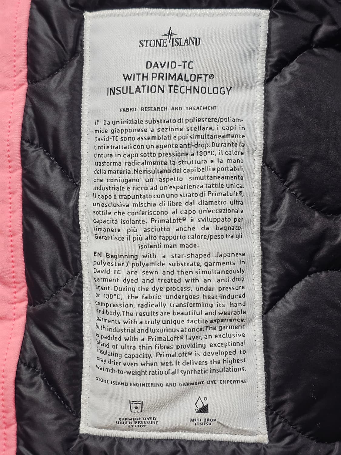 스톤아일랜드 다비드 TC 프리마로프트 자켓 상품이미지7