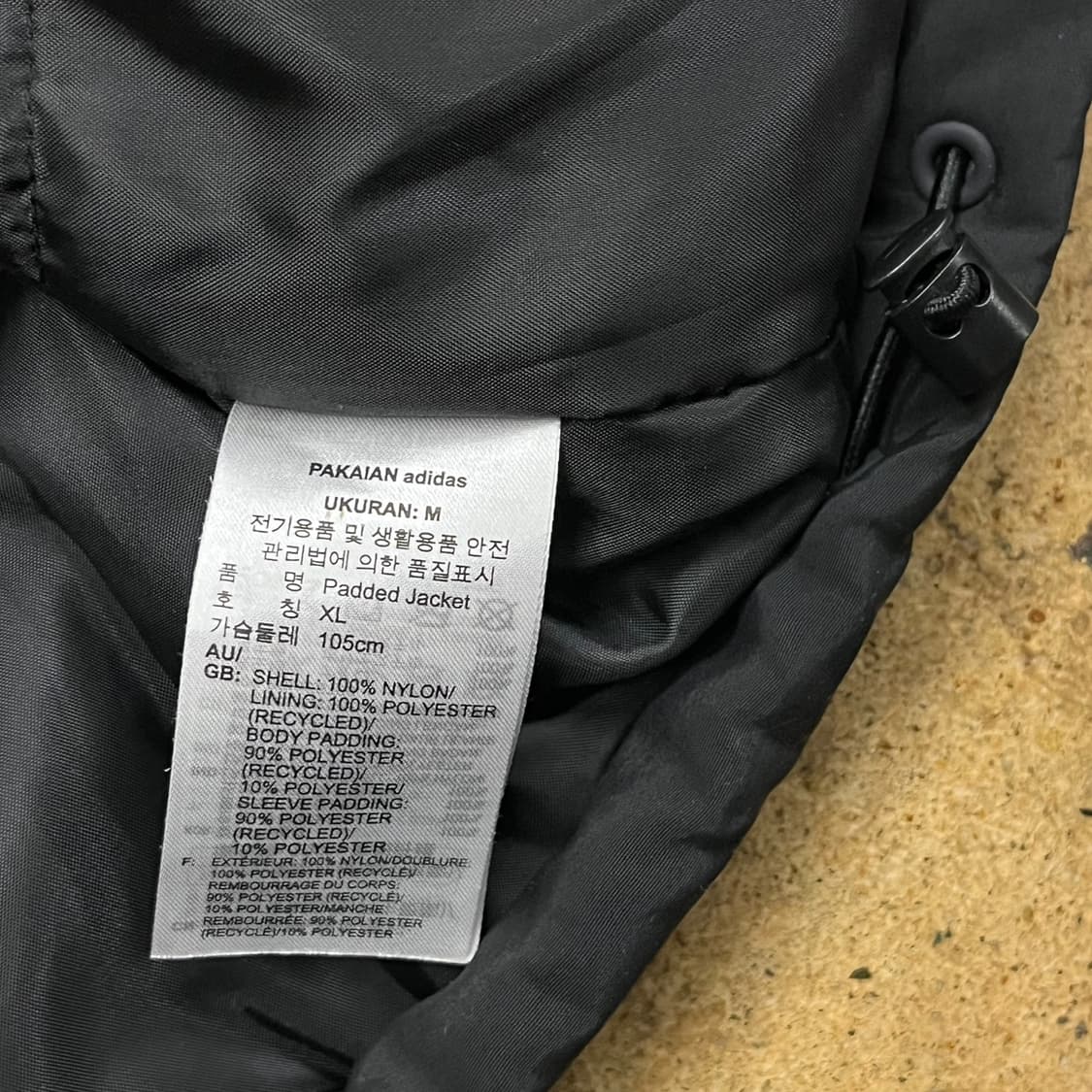 [정품/M] 아디다스 패딩 자켓 b16 상품이미지5