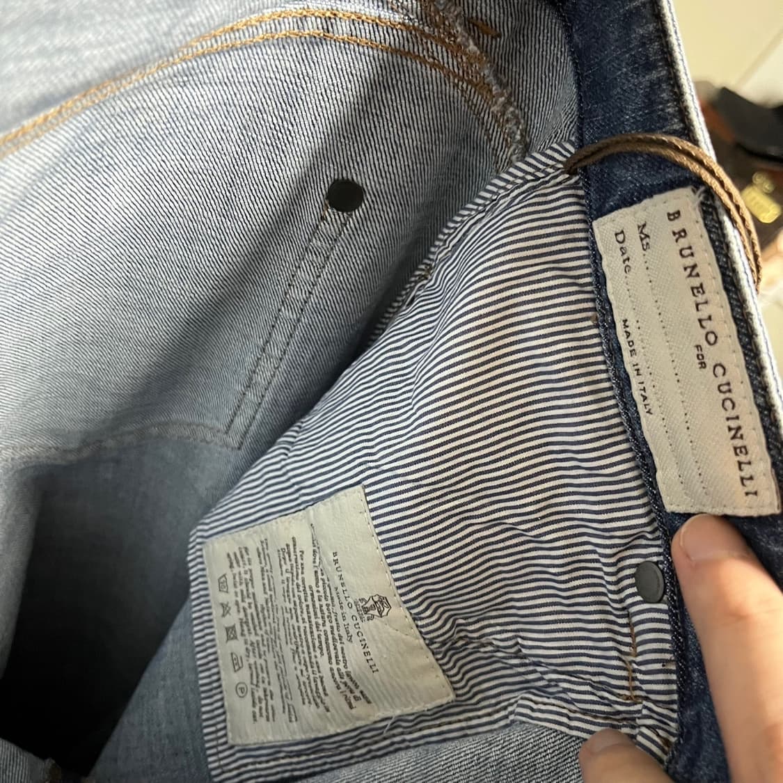 정품 38) 브루넬로 쿠치넬리 부츠컷 데님 청바지 상품이미지4