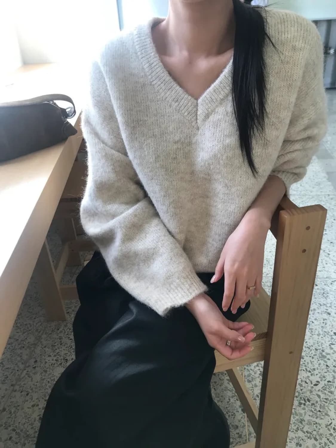 tylda 틸다 모브 니트 베이지색상 상품이미지7