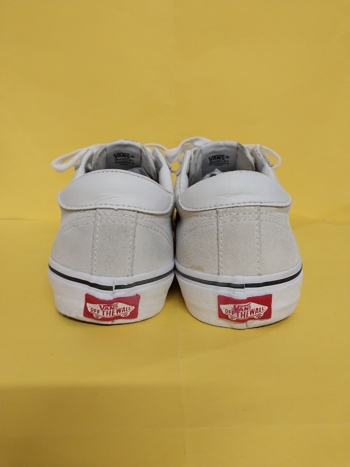 남성 반스 스포츠 스웨이드 아이보리 스니커즈, 운동화 (275) 상품이미지4