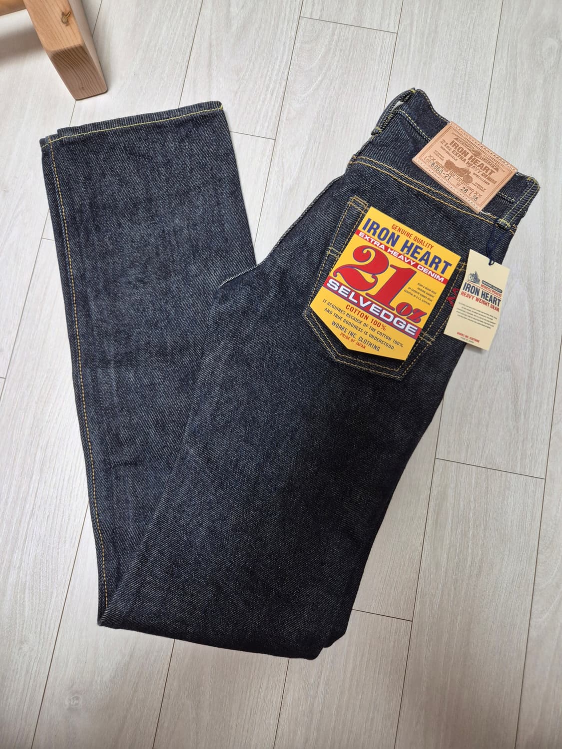 아이언하트 21온즈 666 셀비지데님 28사이즈 상품이미지2