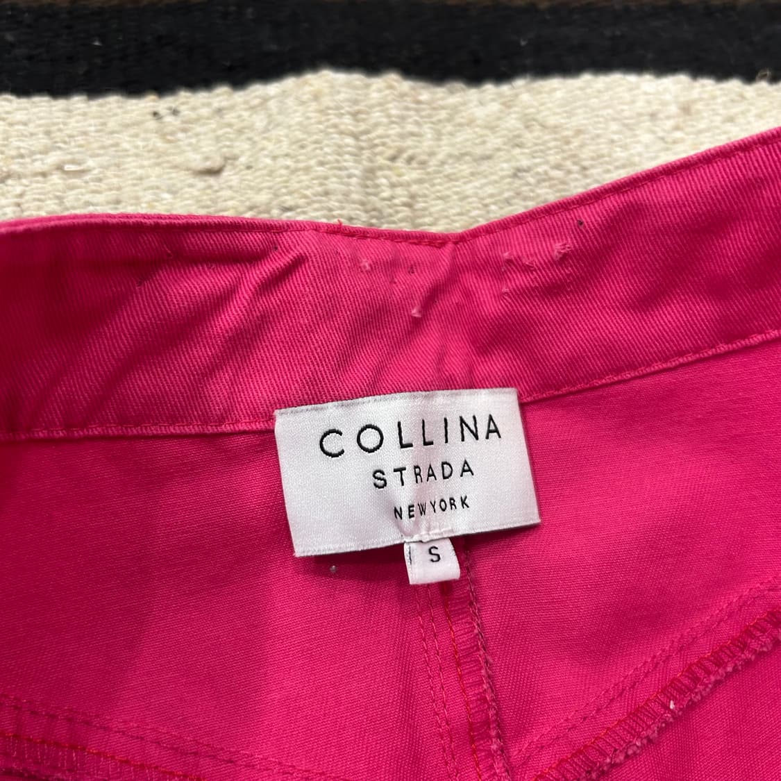 콜리나 스트라다 핑크 와이드 카고팬츠 상품이미지3