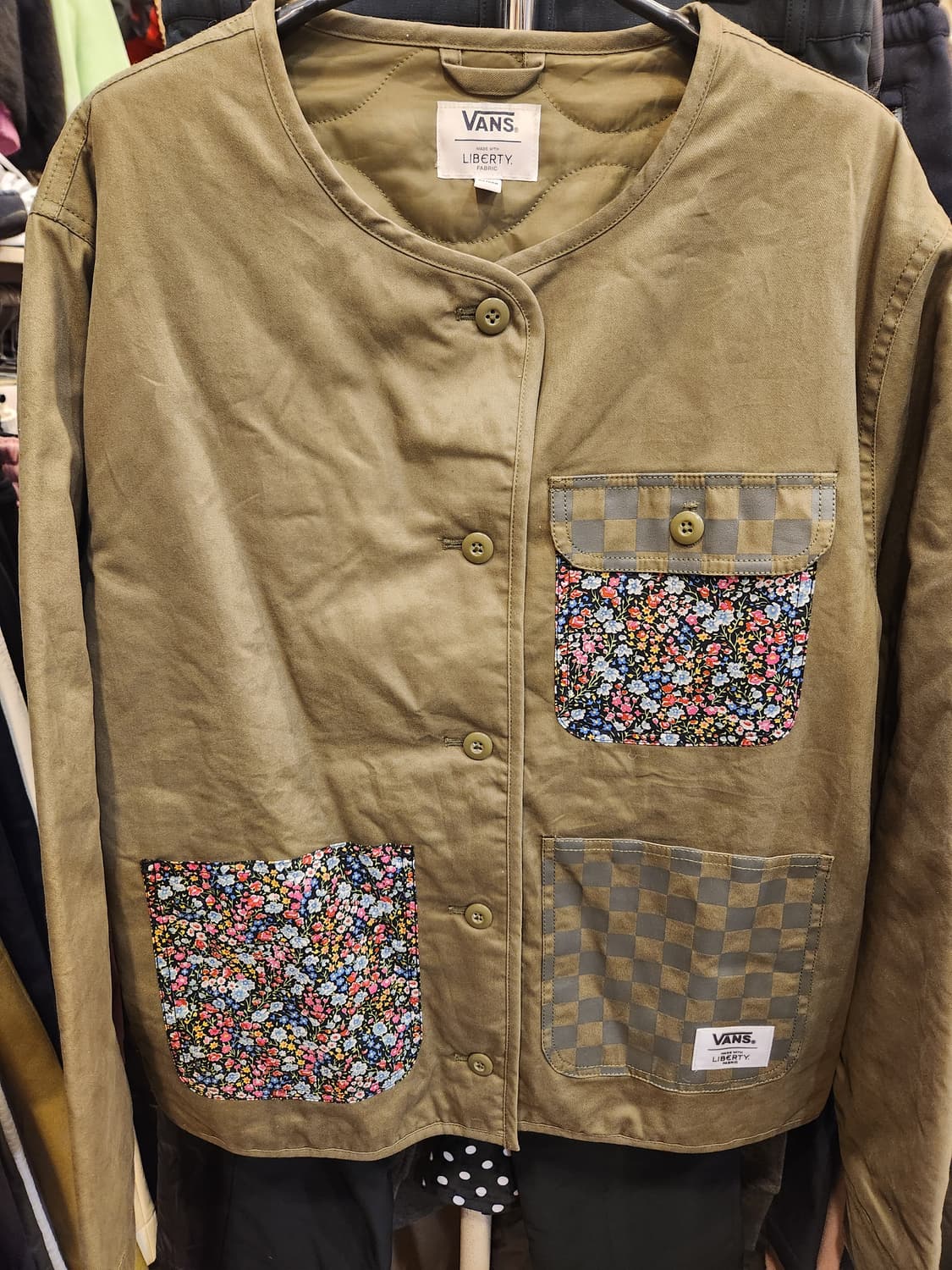 Vans와 Liberty 콜라보 자켓 상품이미지2