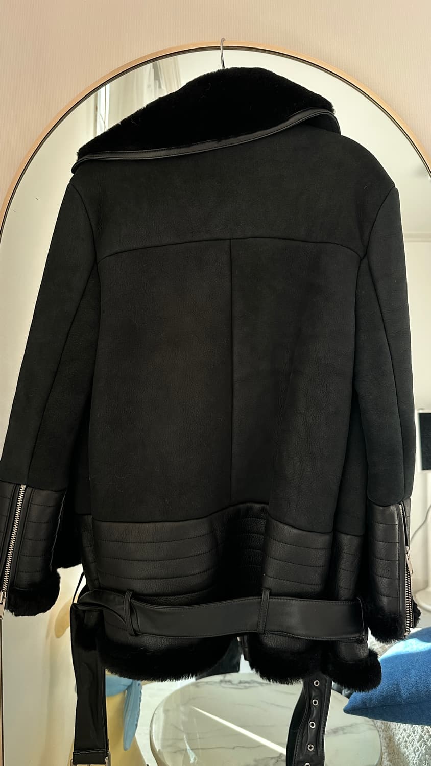 리얼 무스탕 100% 55사이즈 상품이미지3