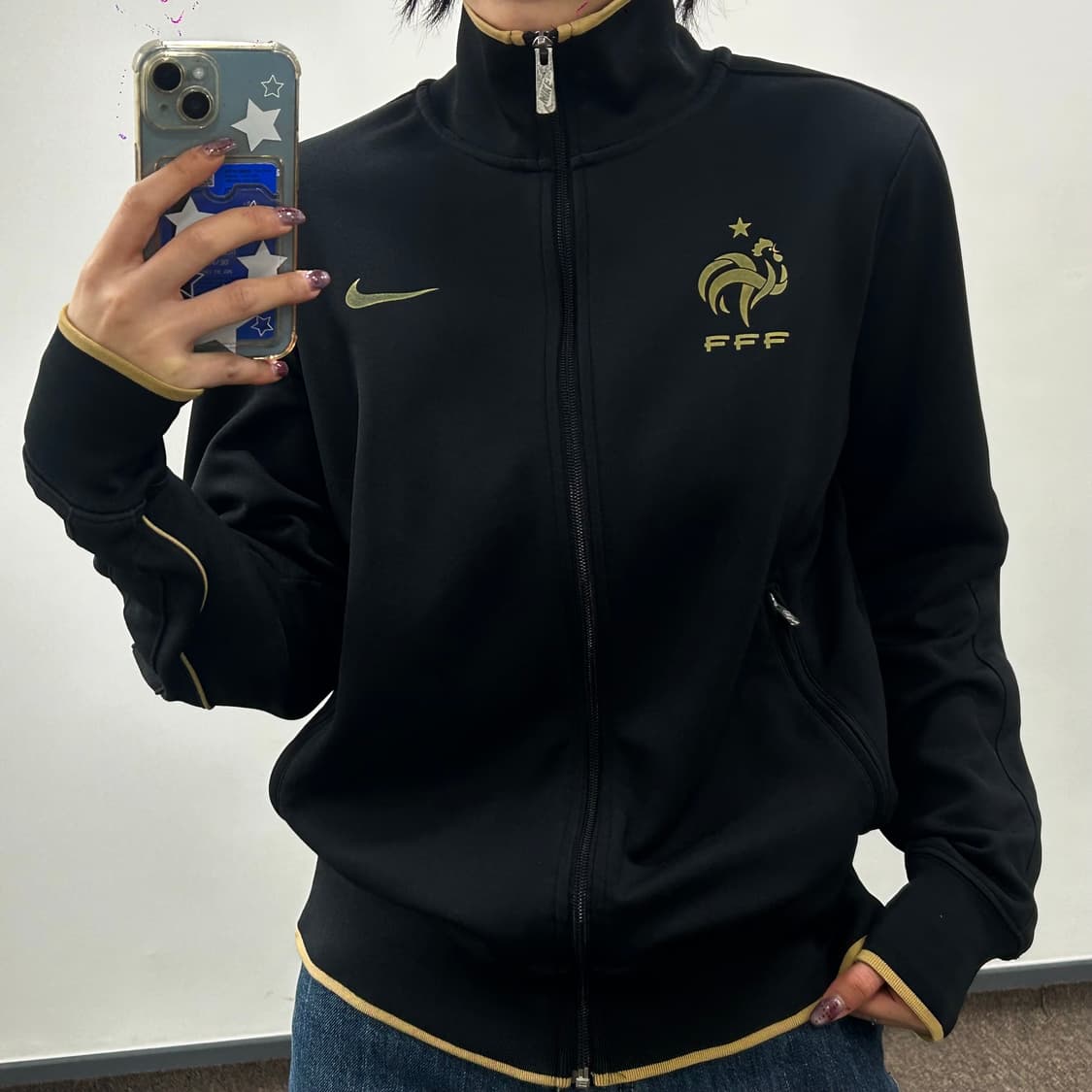 Nike 나이키 france 골드 블랙 배색 져지 상품이미지2