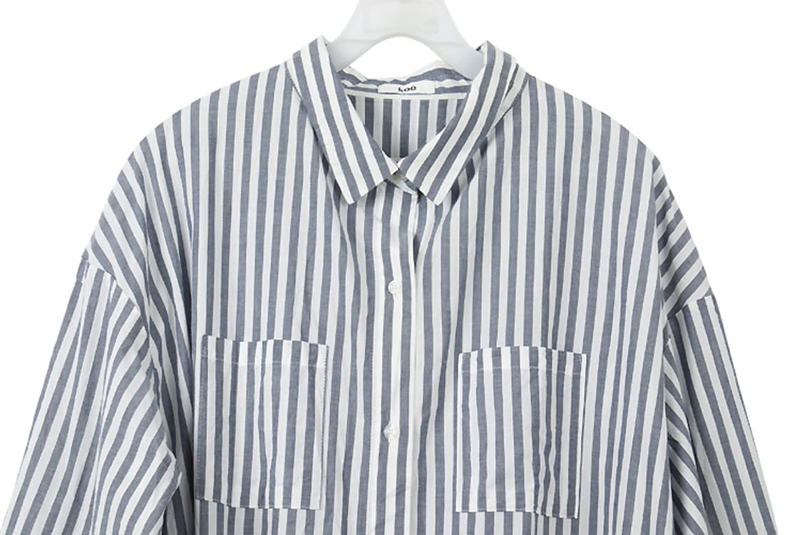 KOE 셔츠원피스(F) 스트라이프 모리걸 상품이미지4