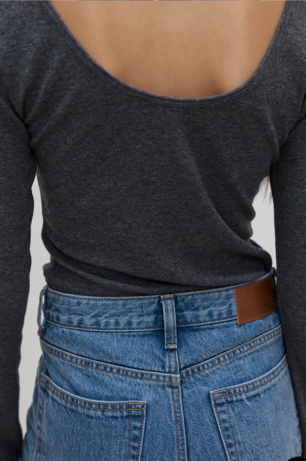 Rrace 레이스 scoop layered t-shirt 새상품 상품이미지5