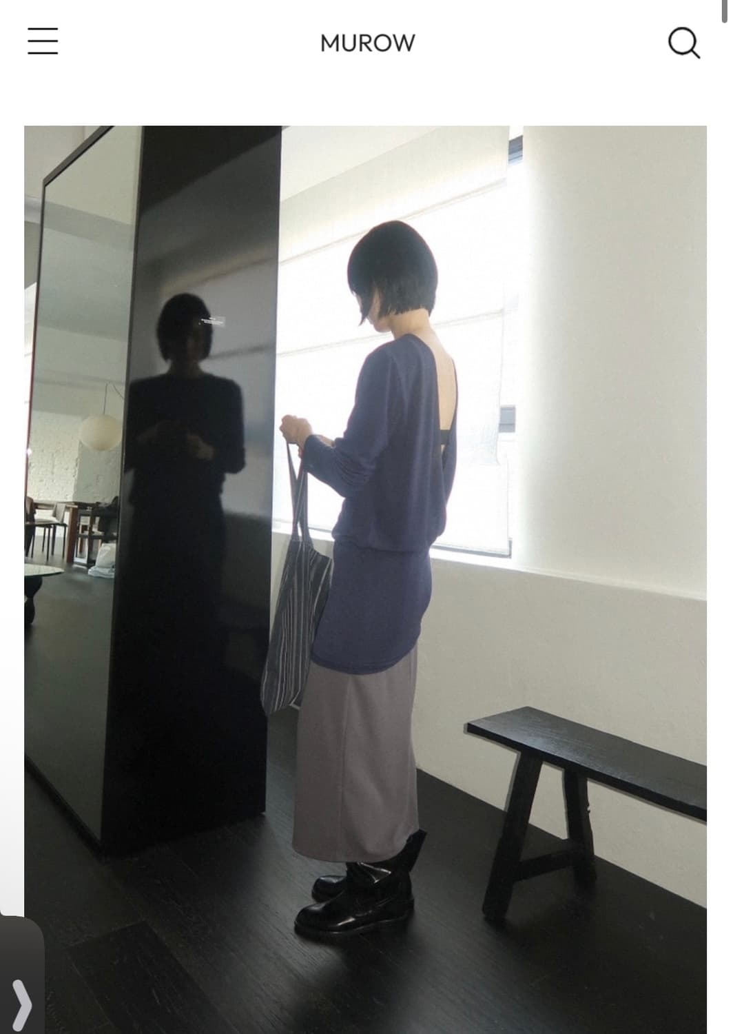 뮤로우) [made] Selma Dual Layered Top 상품이미지1