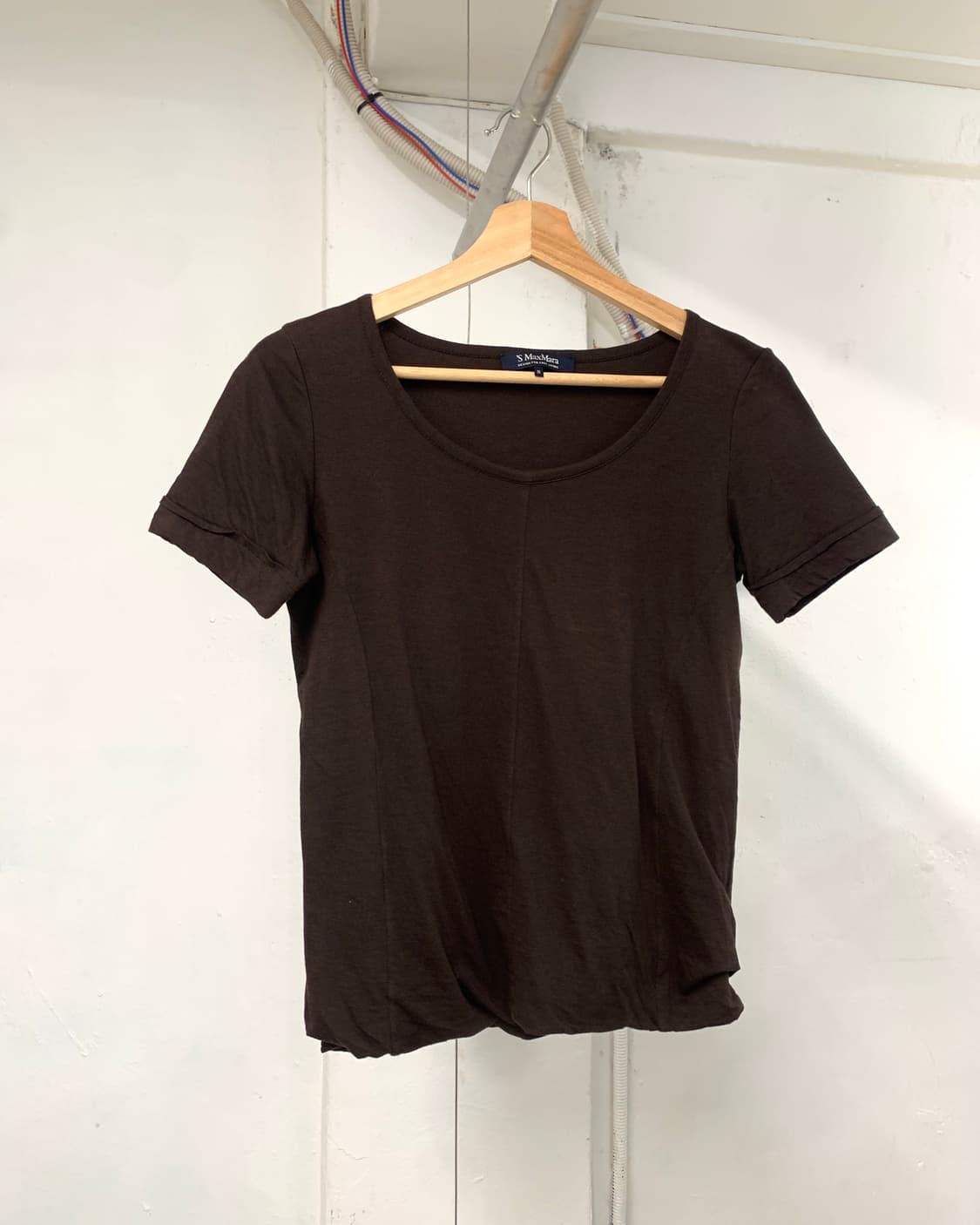 ['S MAXMARA] daped short sleeve top 상품이미지4