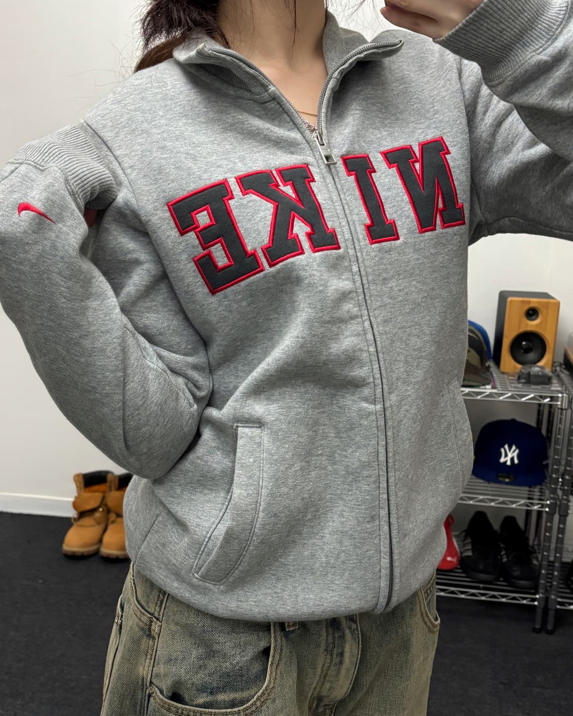 나이키 00s 스펠로고 스웻 트랙탑 상품이미지2